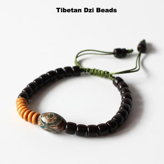 Tibetan DZI Beads Bracelet
