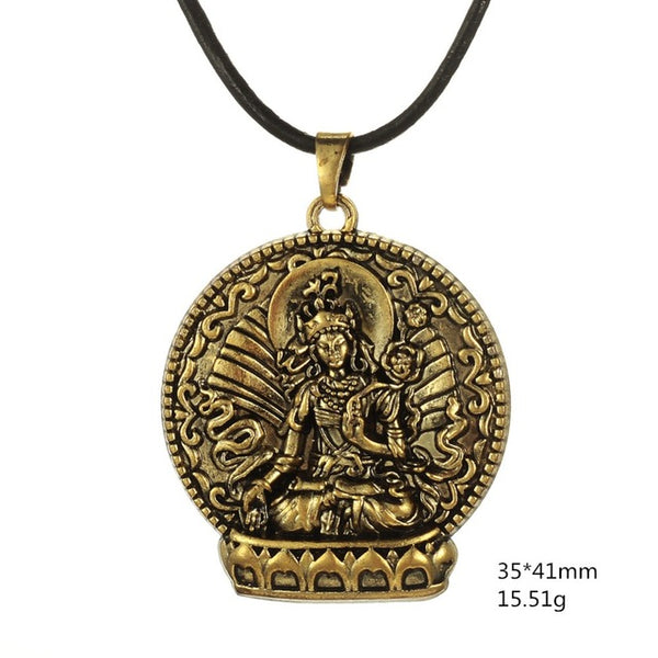 Handcrafted Brass Buddha Locket Necklace
