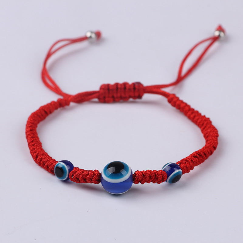 14k gold kabbalah red string original authentic bracelet blue evil eye  blessed | eBay