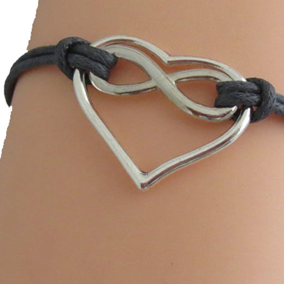 Love Infinity Heart Bracelet